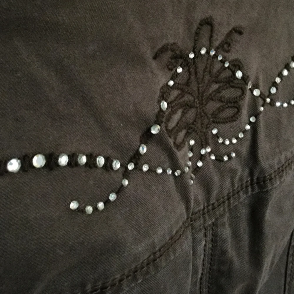 Chico's Dark Gray Embellished Utility Jacket - Picture 4 of 5